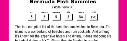 FAGAT SURVEY: Bermuda Fish Sam